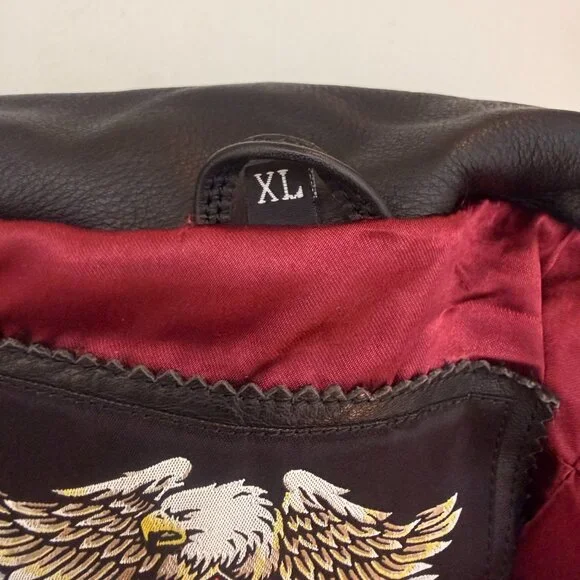 Harley-Davidson Genuine Leather Moto Jacket | Studded Detail | Women’s XL - Picture 11 of 12